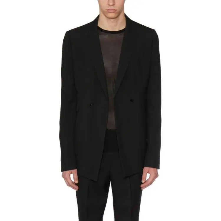SAPIO Double breasted Wool cotton Blazer-1