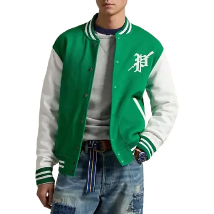 Polo Ralph Lauren Baseball Jacket Men's Green-4