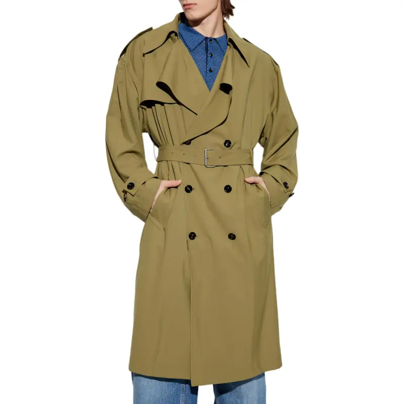 Bottega Veneta Belted Waist Trench Coat-3