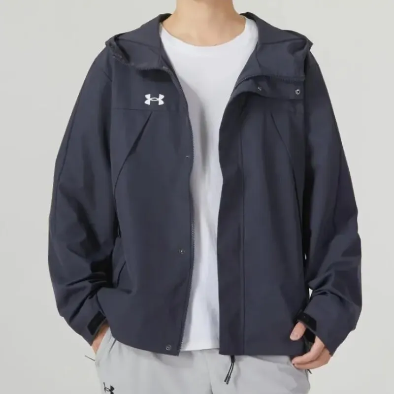 Under Armour Jackets Coats Men's Gray Includes Survival Wristbands-4