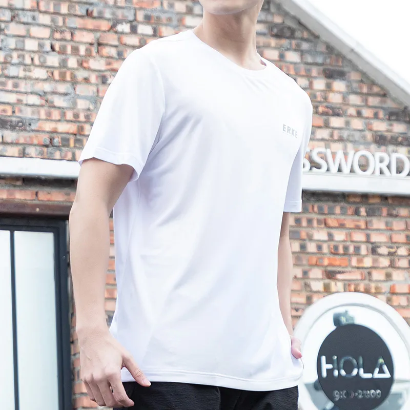 Erke T Shirts Men True White-3