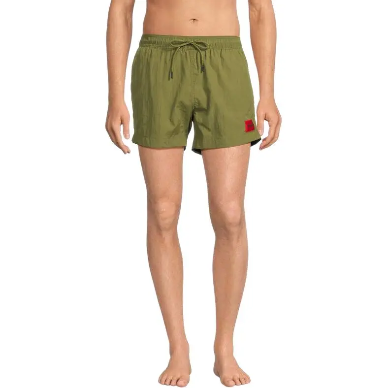 HUGO BOSS Logo Patch Quick Dry Swim Shorts-3