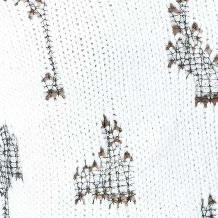 SAINT LAURENT Cashmere Sweater Women's White-4