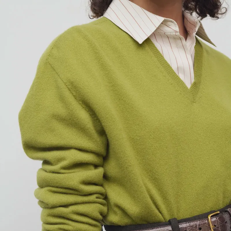 THE ROW Isaora V Neck Jumper-5