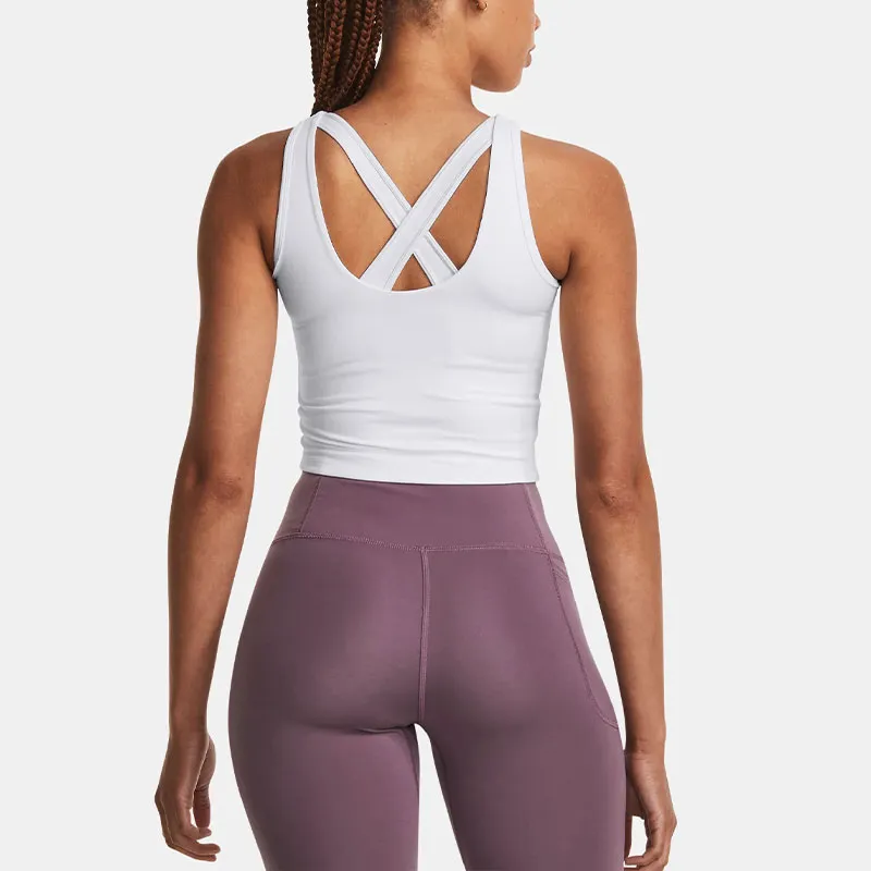 Under Armour Motion Sleeveless Sports Shirts Women's White-4