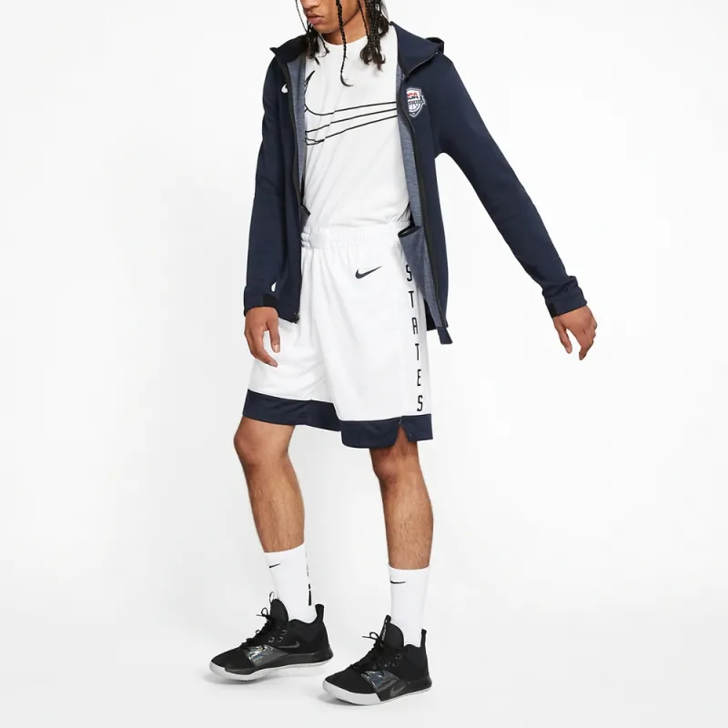 Nike Dri Fit Team USA Basketball Shorts Men's White-2