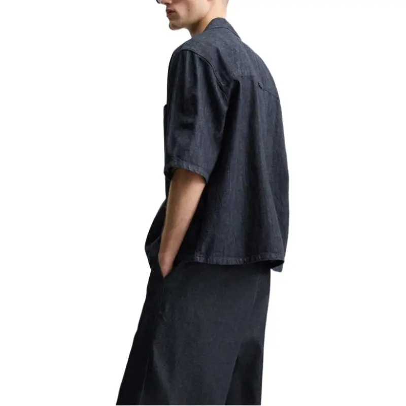 ZARA Shirts Men Blue-5