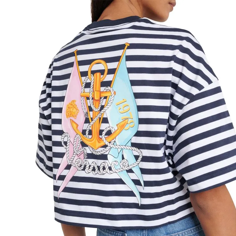 VERSACE L'Ancora VERSACE Cropped T shirt-2