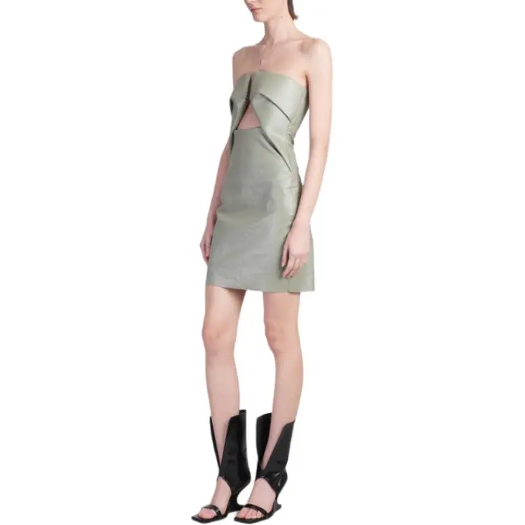 RICK OWENS Prong Mini Dress-3