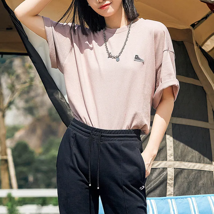 Converse T Shirts Unisex Pink-2