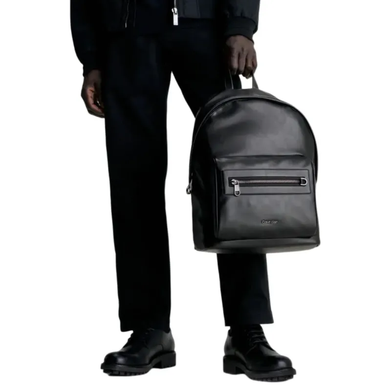 CALVIN KLEIN Polyester Backpack Men's Black-4