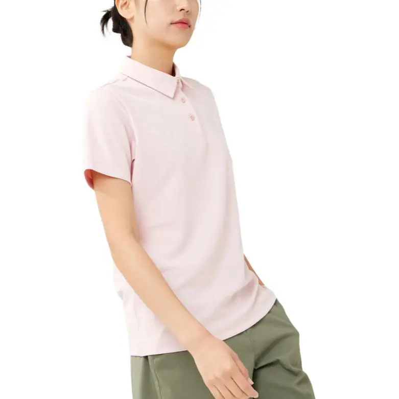 Columbia Polo Shirt Women's Dark Pink-4