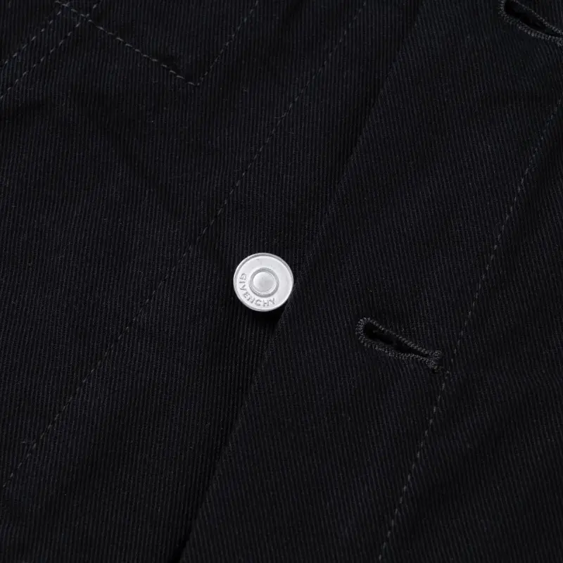 Givenchy Classic Fit 4G Zip And Rivet Denim Jacket-6