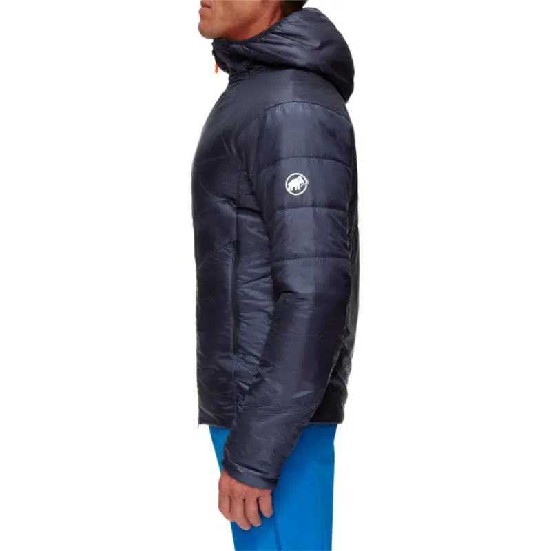 MAMMUT Eigerjoch Jackets Coats Unisex Dark Midnight Black Comes With Necklace-4