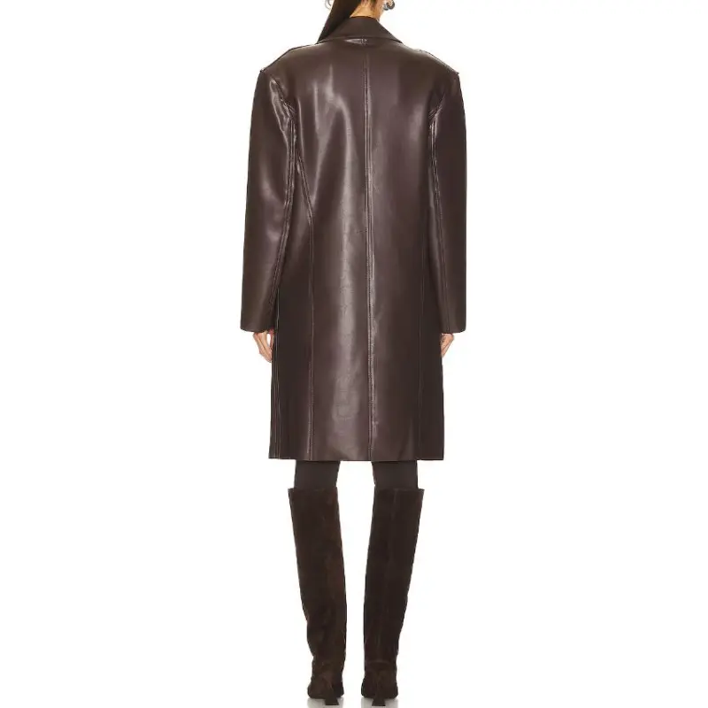 NORMA KAMALI Coats Women's Brown-1