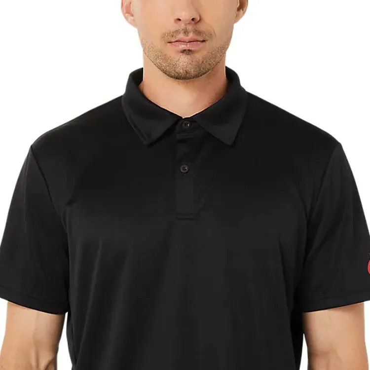 Asics Polo Shirts Men Black-3
