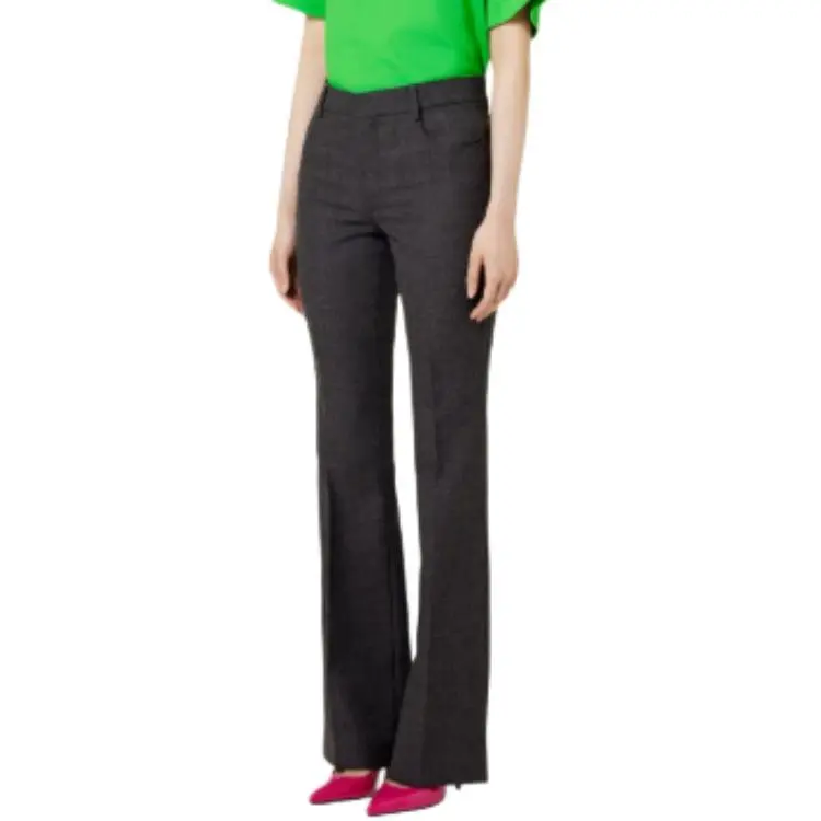 AMIPARIS Mid rise Flared Trousers-4