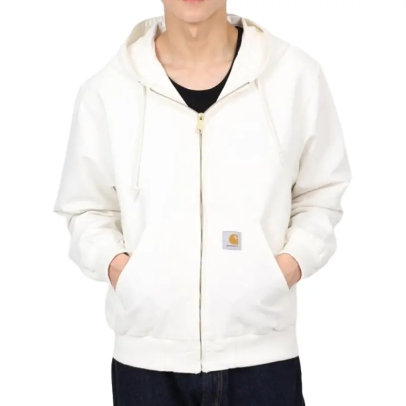 Carhartt WIP SS24 Active Jacket Spring Sweatshirt Men's Wax Color-3