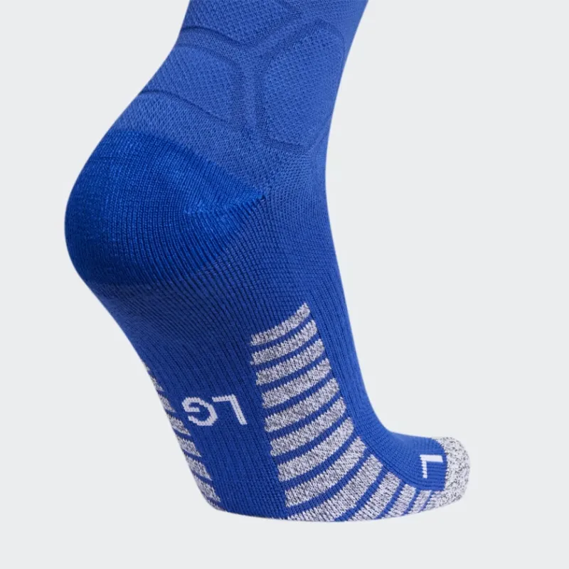 Adidas Adizero 2 Ftbl Cushioned Crew Knee-High Socks Men's Blue-3