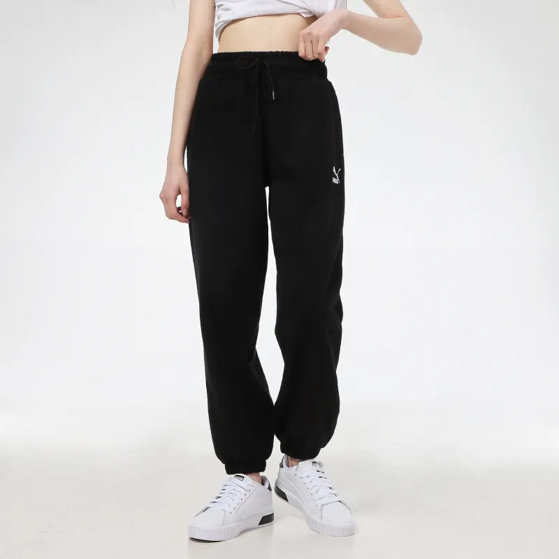 PUMA HER Knitted Sweatpants Women's Black-3