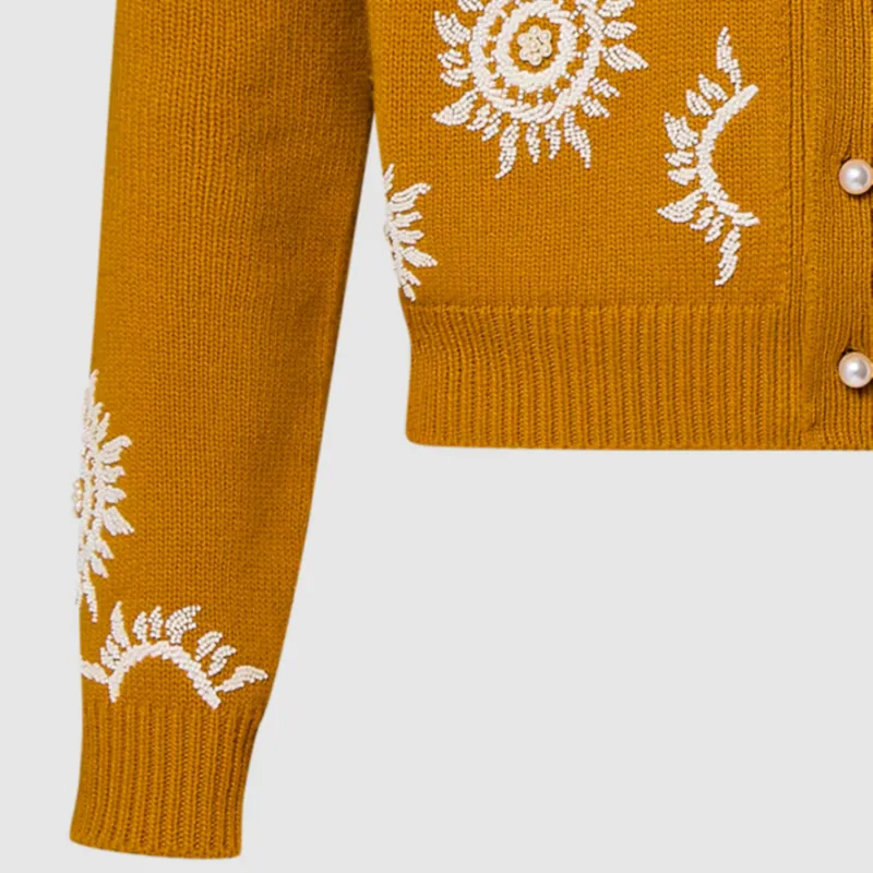 LOUIS VUITTON FW24 Knitwear Men's Gold-5