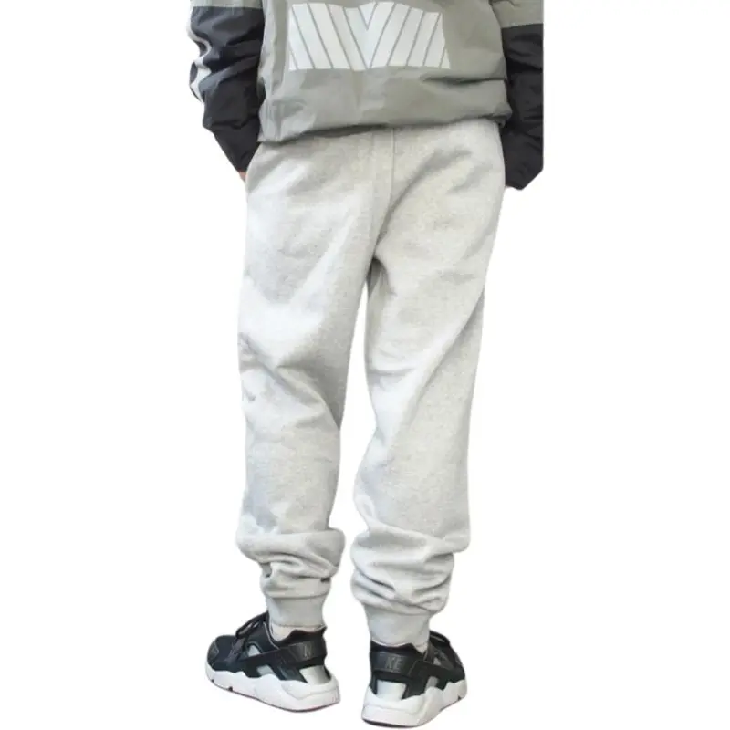 CALVIN KLEIN Knitted Sports Pants Unisex Light Gray-4