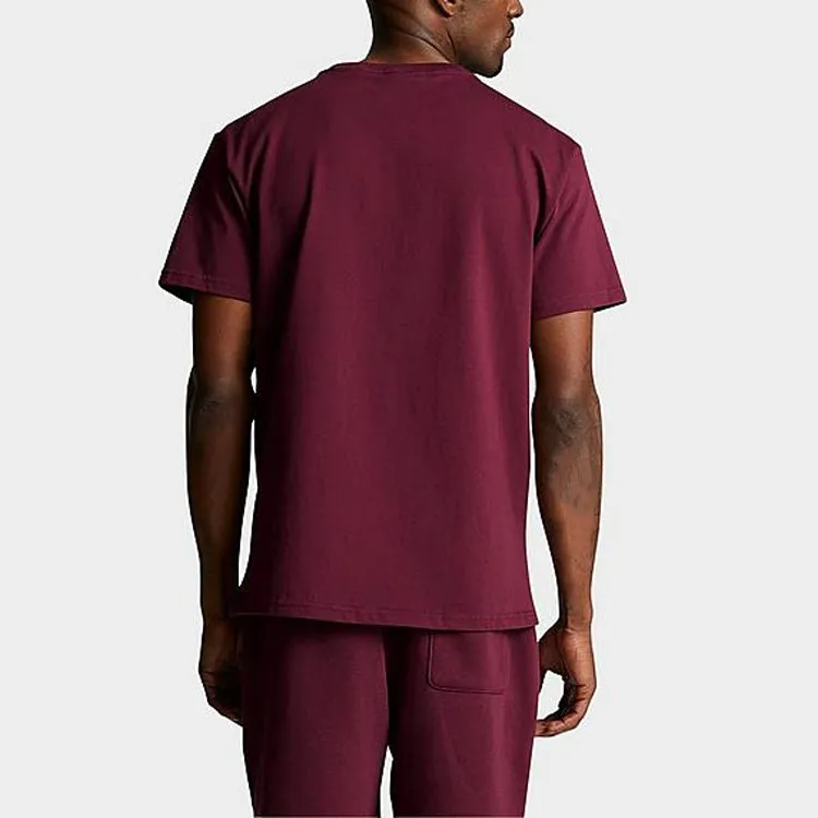 PUMA T-Shirts Men Burgundy-2