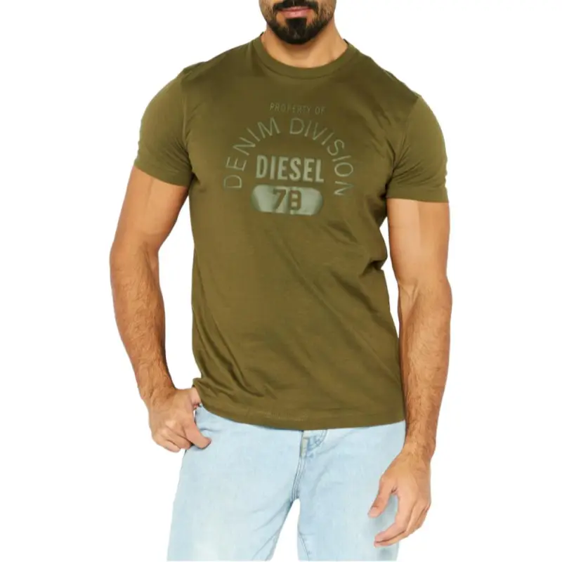 DIESEL T Shirt Men's Army Green-1