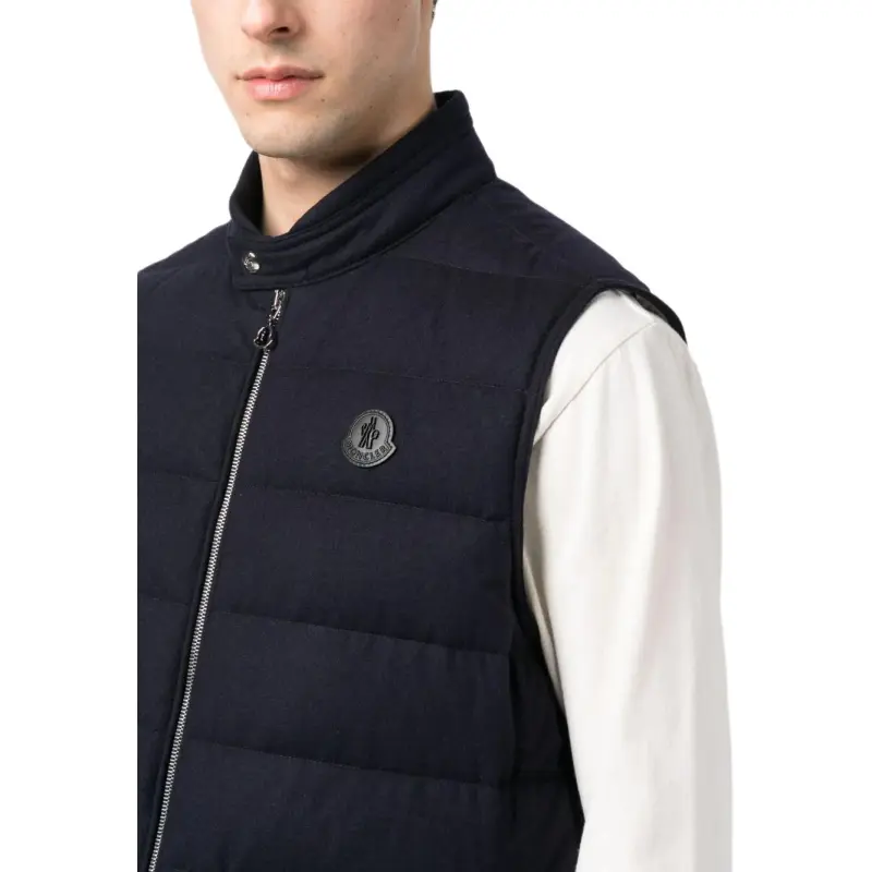Moncler Gallienne Logo patch Padded Gilet-4