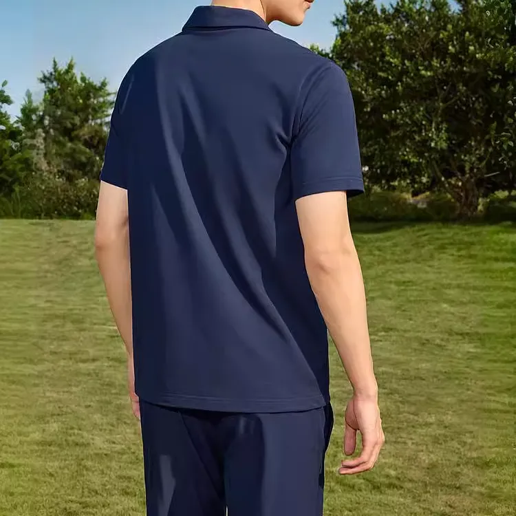 Skechers Polo Shirt Men's Navy Blue-4