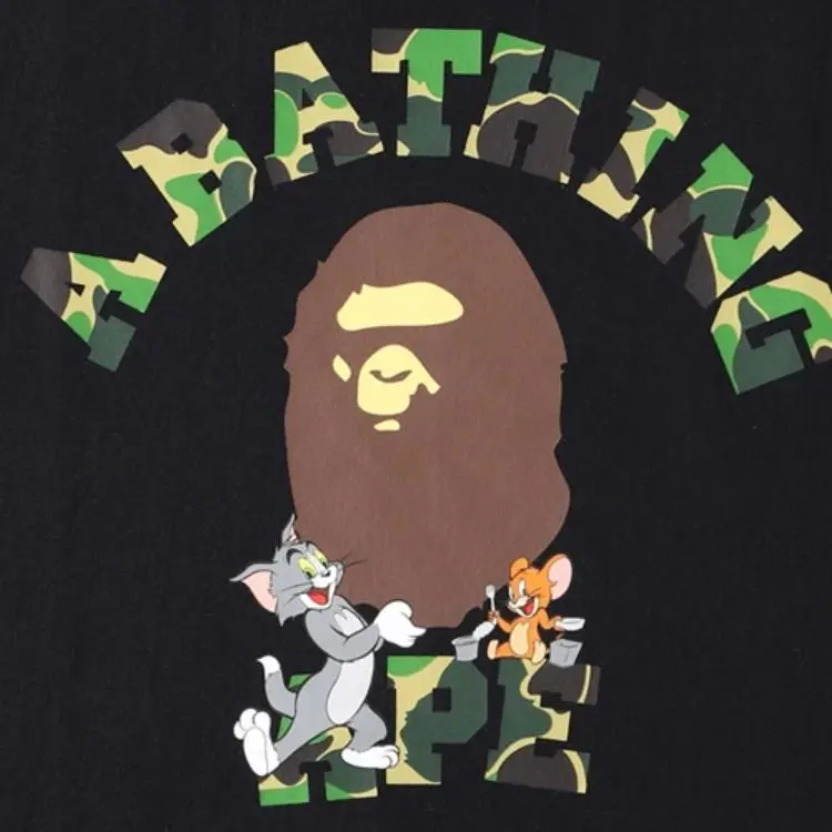 Bape X Tom And Jerry College Tee-2
