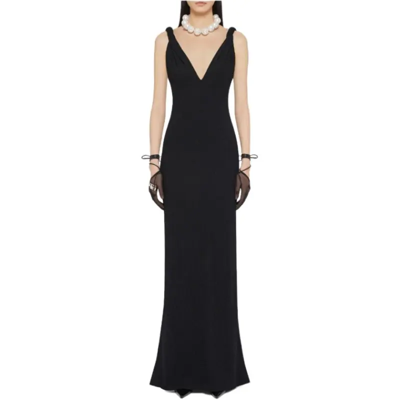 Givenchy Slip Dresses Women's Black-2