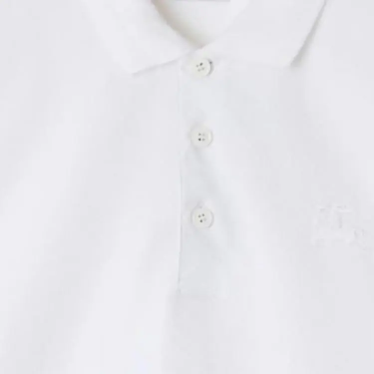 Burberry Monogram Motif Piqué Polo-4