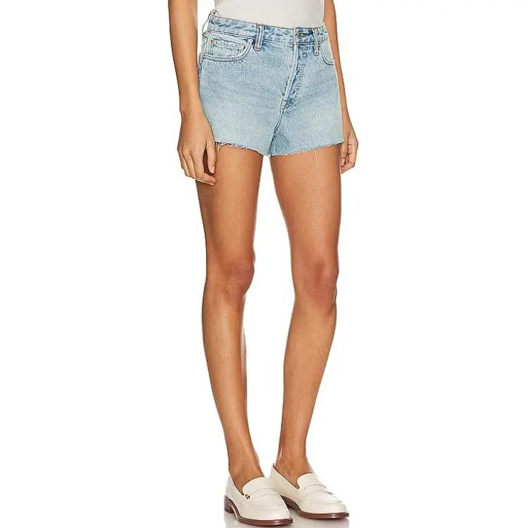 GRLFRND Denim Shorts Women's Blue-1