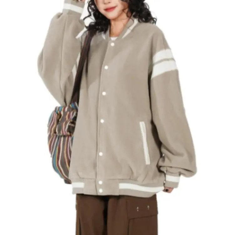 YINLEI Jackets & Coats Women's Khaki-4
