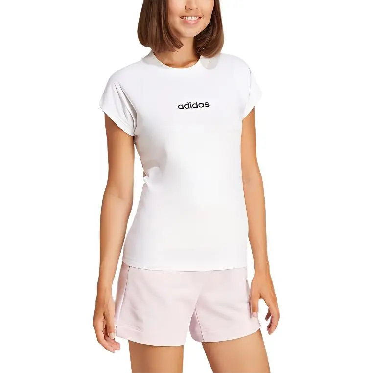 Adidas Free Shipping With AdiClub Essentials Linear Cotton Tee-1