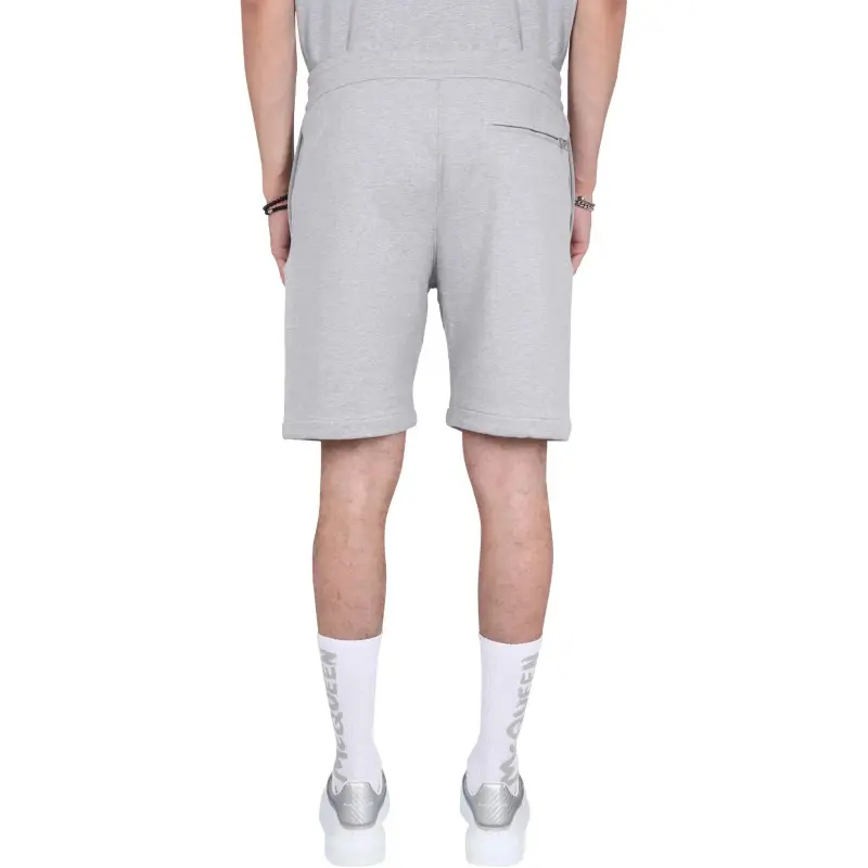 Alexander McQueen Graffiti Printed Sport Shorts-3