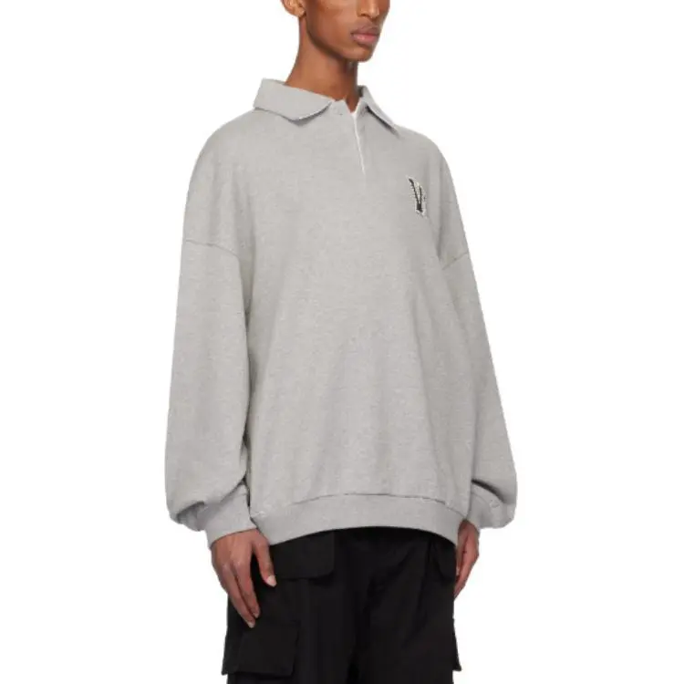 WE11DONE Logo embellished Polo Shirt-1