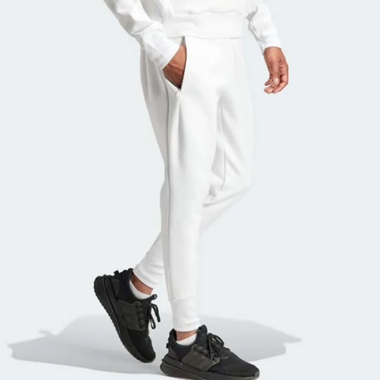Adidas Knitted Sports Pants Men's White-3
