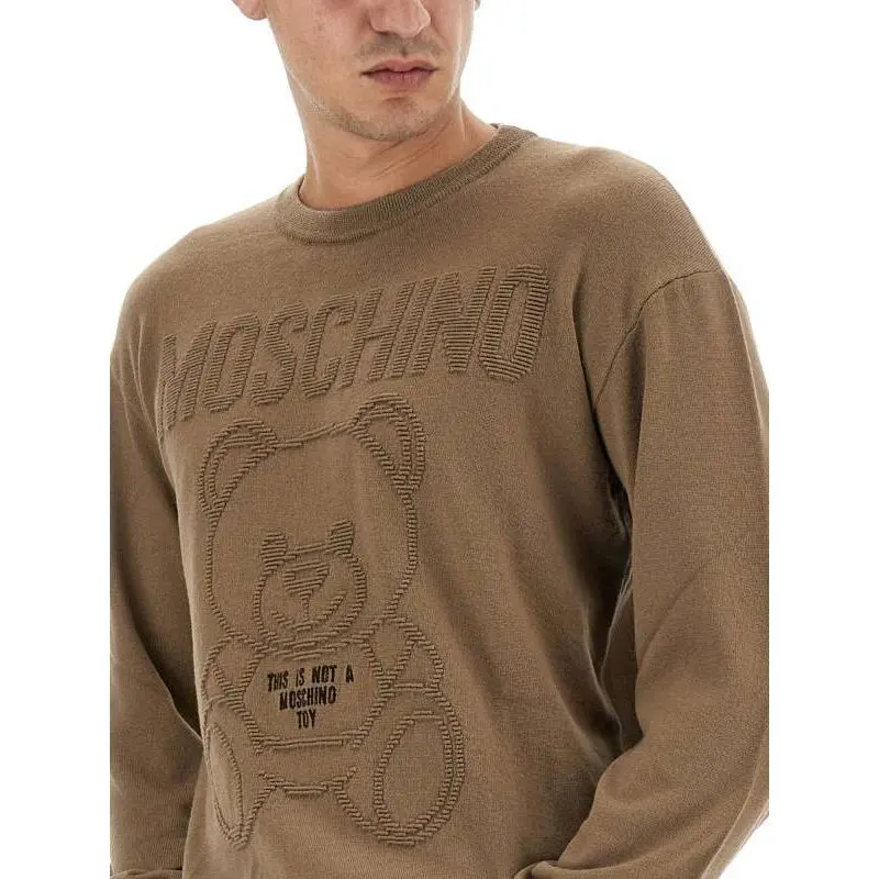 MOSCHINO Teddy Bear-Motif Crewneck Sweatshirt-2