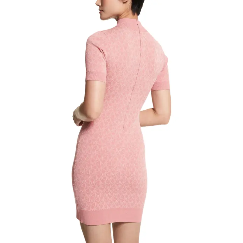 MICHAEL KORS Short Sleeved Dresses Women's Dark Rose Pink-1