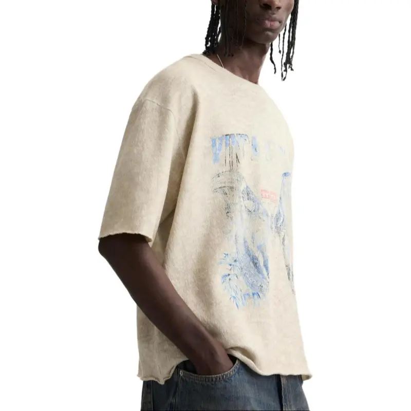 ZARA T Shirts Men White-4