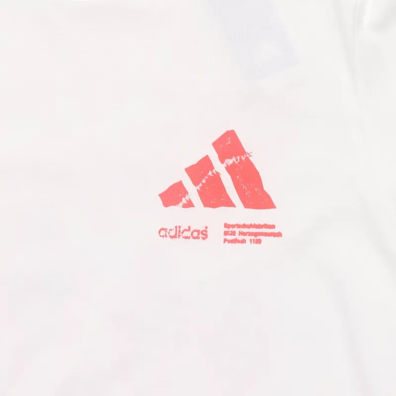 Adidas T Shirts Men White-5