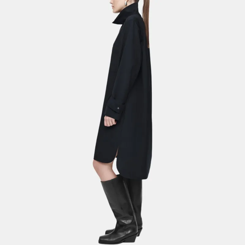 COS Long Sleeved Dresses Women's Navy Blue-3