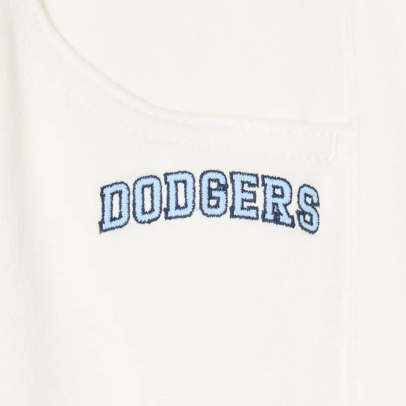 MLB Los Angeles Dodgers SS24 Jeans Women's Ivory-3