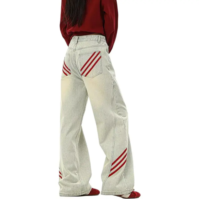 Concubine Zhu Jeans Unisex Yellow Mud-4