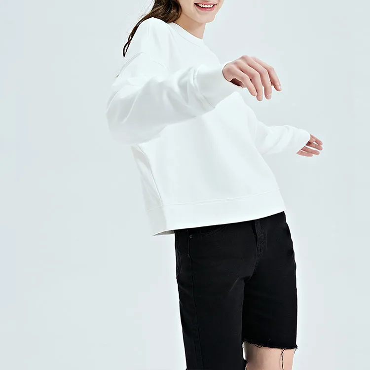 Kappa Sweatshirt Women's Korean White-3