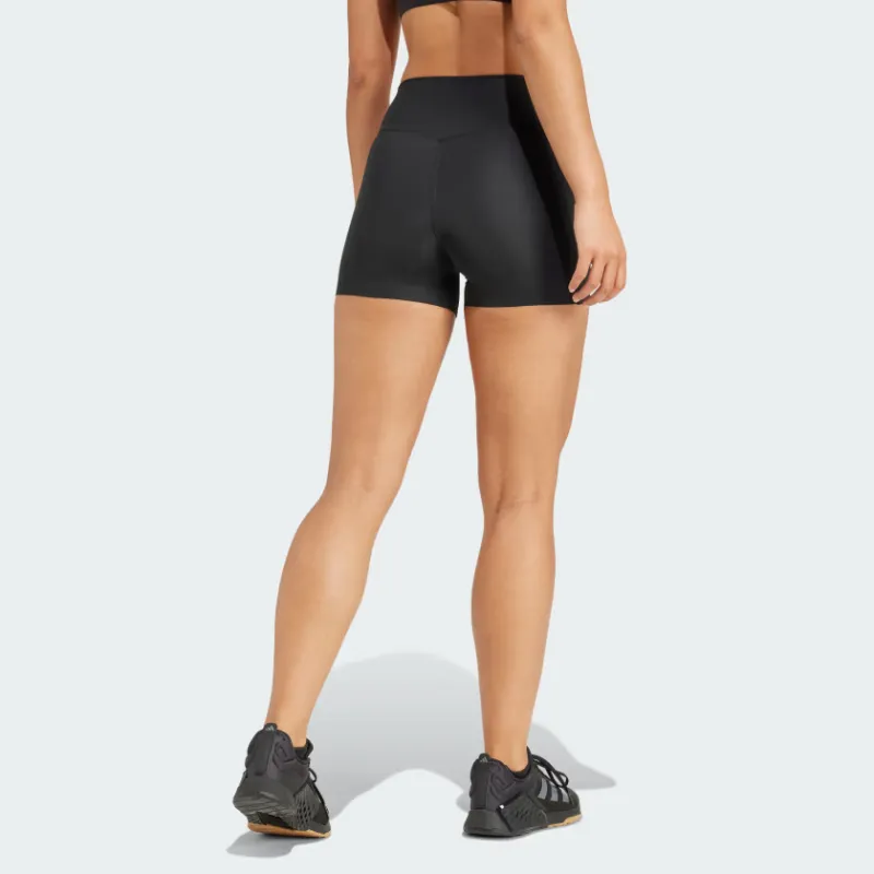 Adidas Free Shipping With AdiClub Optime 4-Inch Raw-Cut-Hem Leggings-2