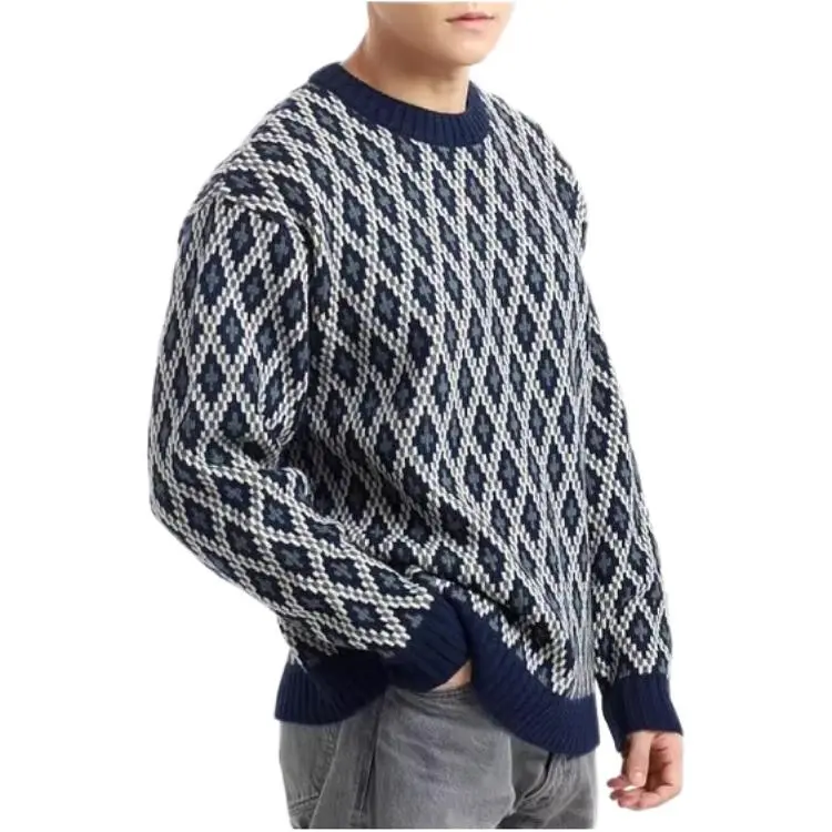 Needles Sweater Men's Marine Blue-2
