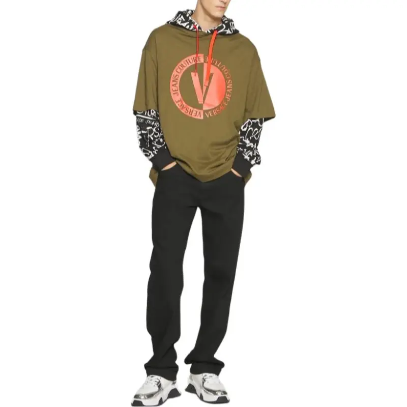 VERSACE JEANS COUTURE Sweatshirts Men Green-4